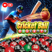 Cricket Ball Roulette table game 5 live casino